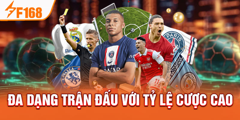 Kèo Chấp Cả Trận Cùng Tham Gia Cá Cược Và Thắng Lớn Tại F168 Đa dạng trận đấu với tỷ lệ cược cao